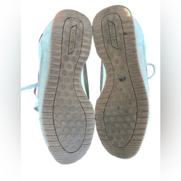 Tretorn Rawlings cream & dk grn lace up sneaker SZ 8 - Picture 10 of 11